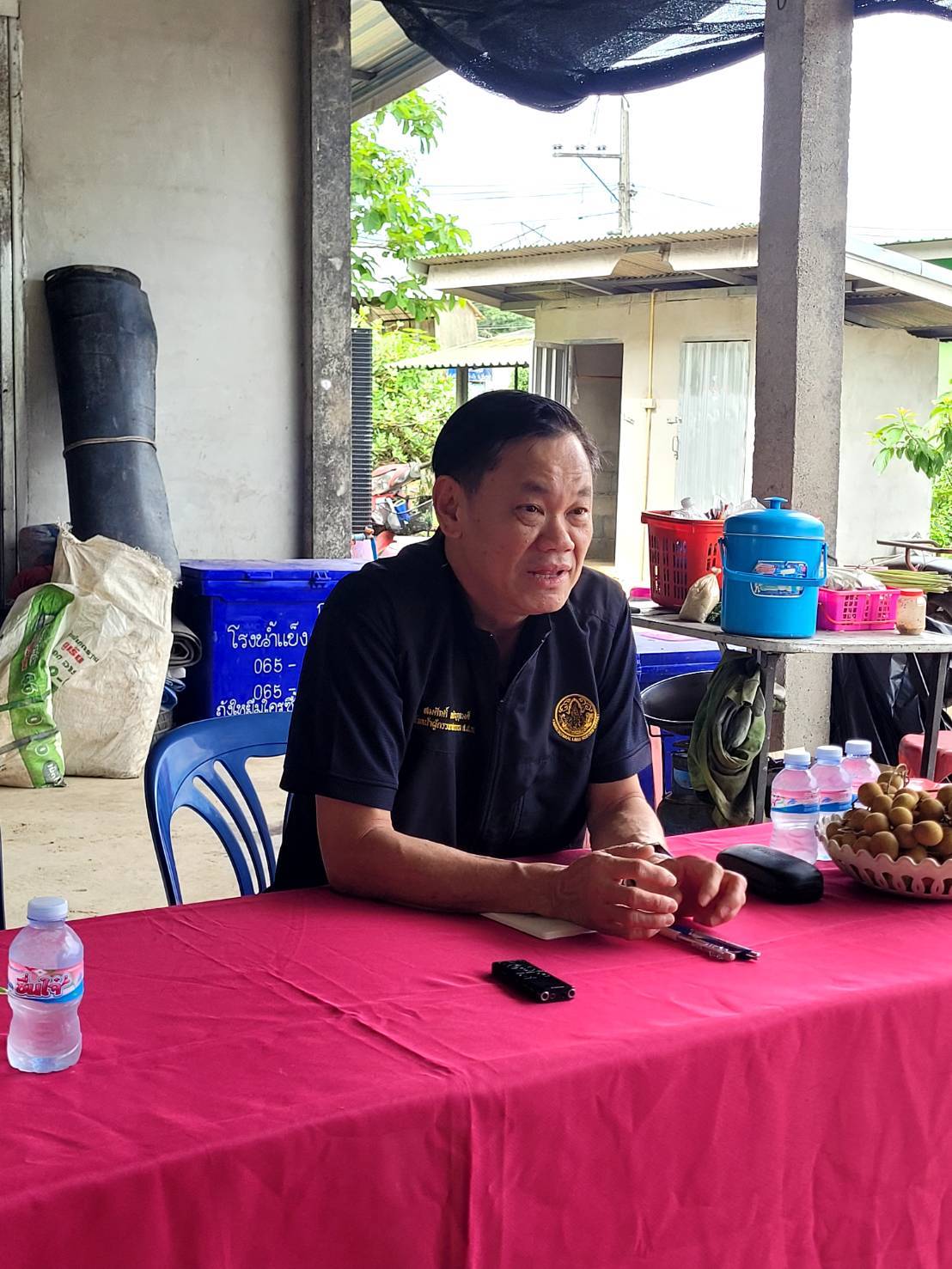 title - หัวหน้าผู้ตรวจราชการ ส.ป.ก. ลงพื้นที่ติดตามการพัฒนากลุ่มแปลงใหญ่ลำไยและกลุ่มเลี้ยงผึ้งบ้านชัยพฤกษ์ จังหวัดเชียงราย